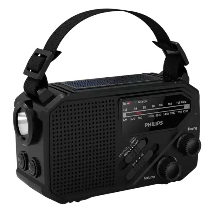 Philips TAR1609/00 - Radio Portátil Analógica con Linterna
