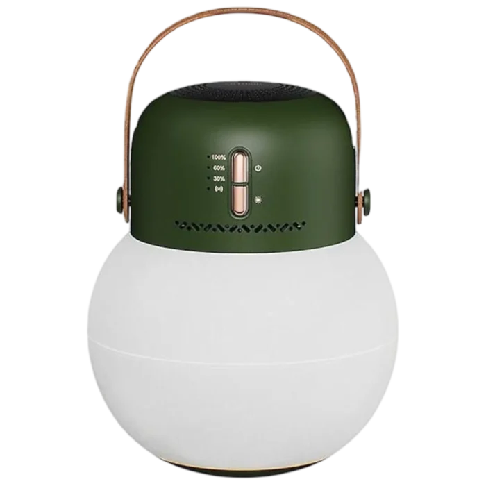 Luz de camping al aire libre con Altavoz Bluetooth Verde