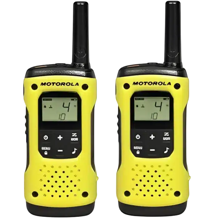 Motorola Talkabout T92 H2O two-way radios 16 canales 446.00625 - 446.19375 MHz Negro, Amarillo