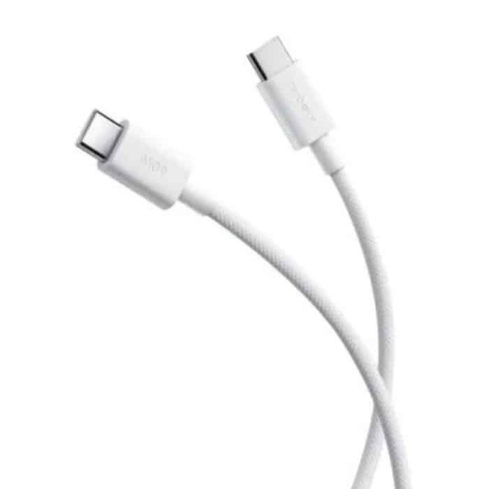Cable Apple USB-C a USB-C de 1 metro y 20 W en blanco