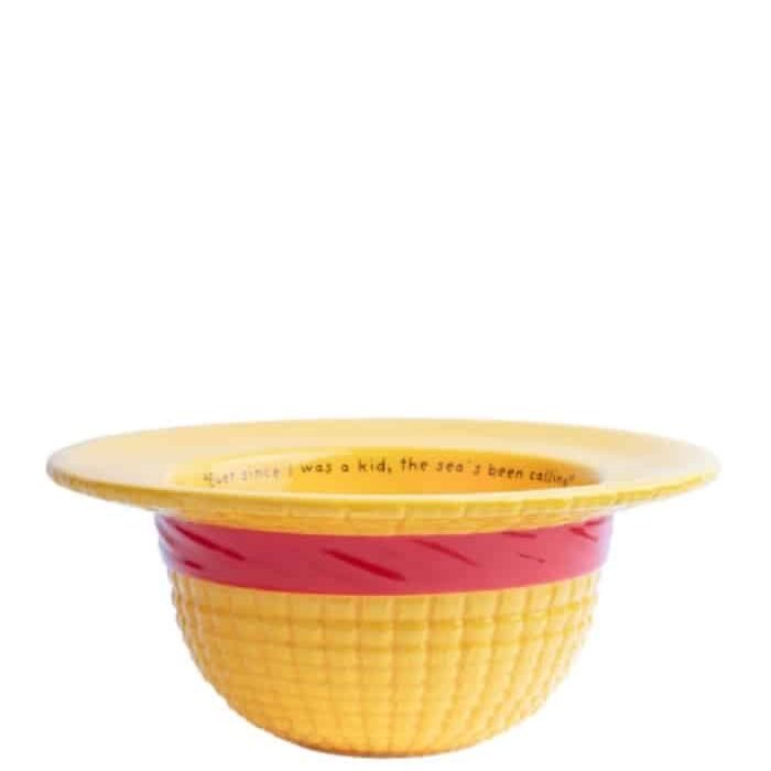 Bol de merchandising de One Piece con el sombrero de paja