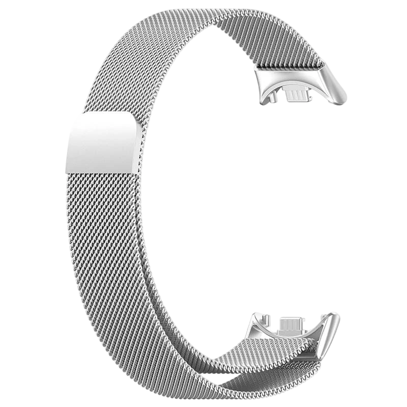 Correa Milanesa Magnética Xiaomi Mi Smart Band 9 / Mi Smart Band 8 Plata