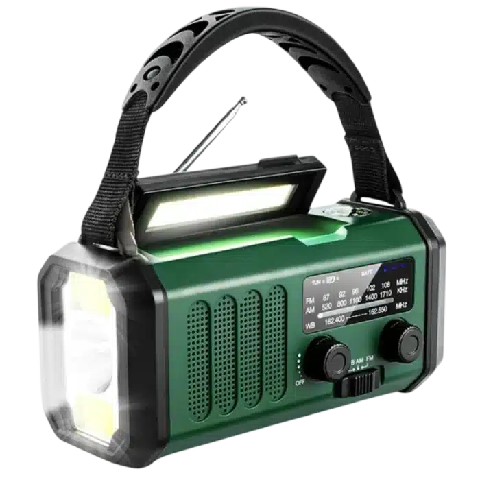 Radio E30 10000 mAh Verde - Radio de Emergencia