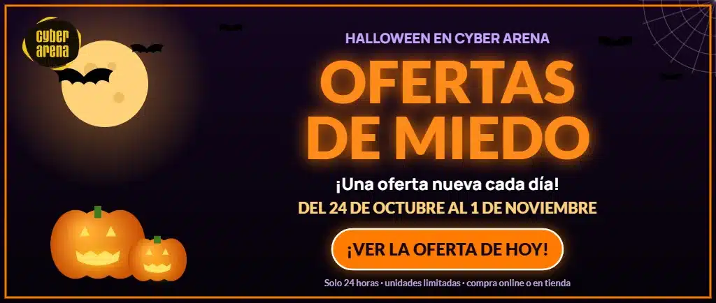 Ofertas de miedo de Halloween en Cyber Arena: una oferta nueva cada día del 24 de octubre al 1 de noviembre