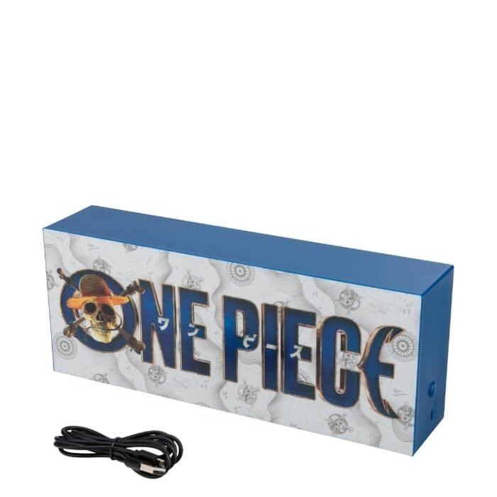 Lámpara con el logotipo de One Piece de la serie de Netflix