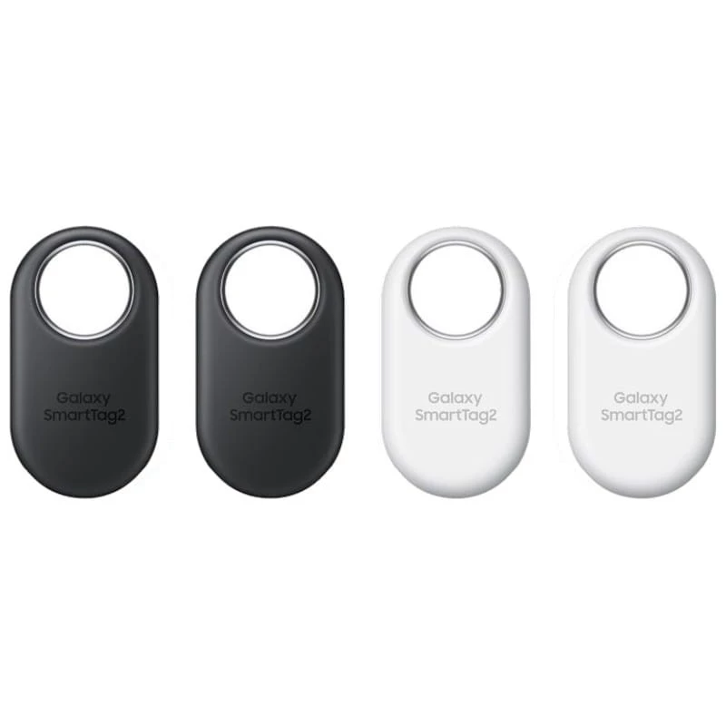 Samsung Galaxy SmartTag 2 IP67 NFC Pack x 4 Negro/Blanco - Dispositivo localizador