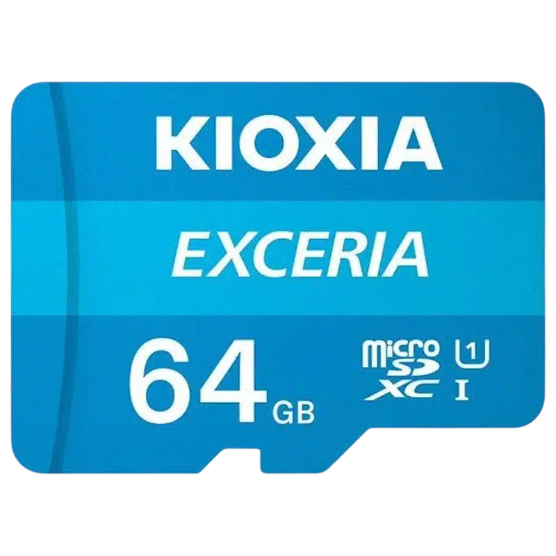 Kioxia Exceria MicroSDXC 64GB Clase 10 UHS-I + Adaptador